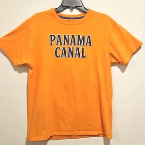 Princess Cruises Panama Canal short sleeve graphic tee Embroidered Front Medium